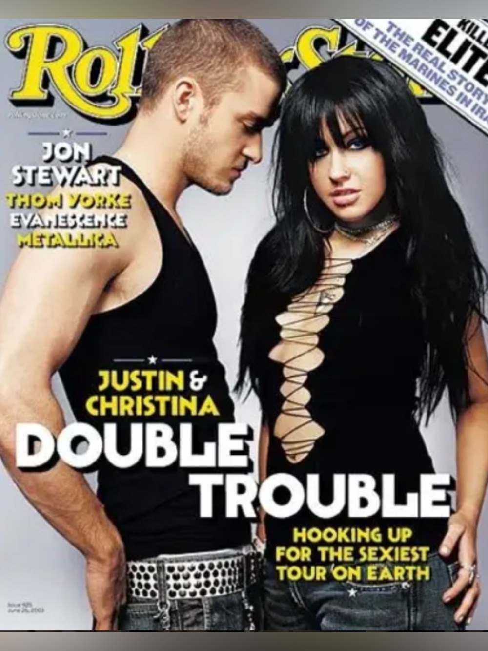 JUNE 2003 ROLLING STONE - JUSTIFIED/STRIPPED TOUR